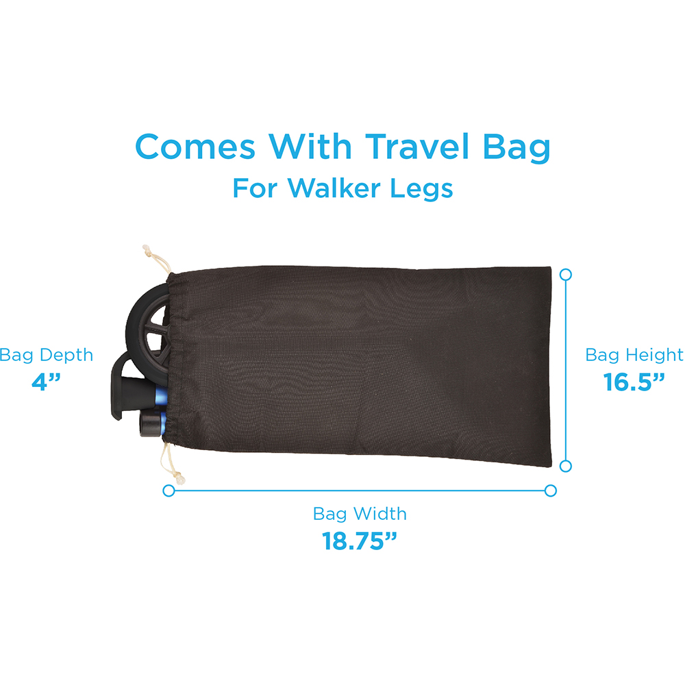 Accessory bag with dimensions 